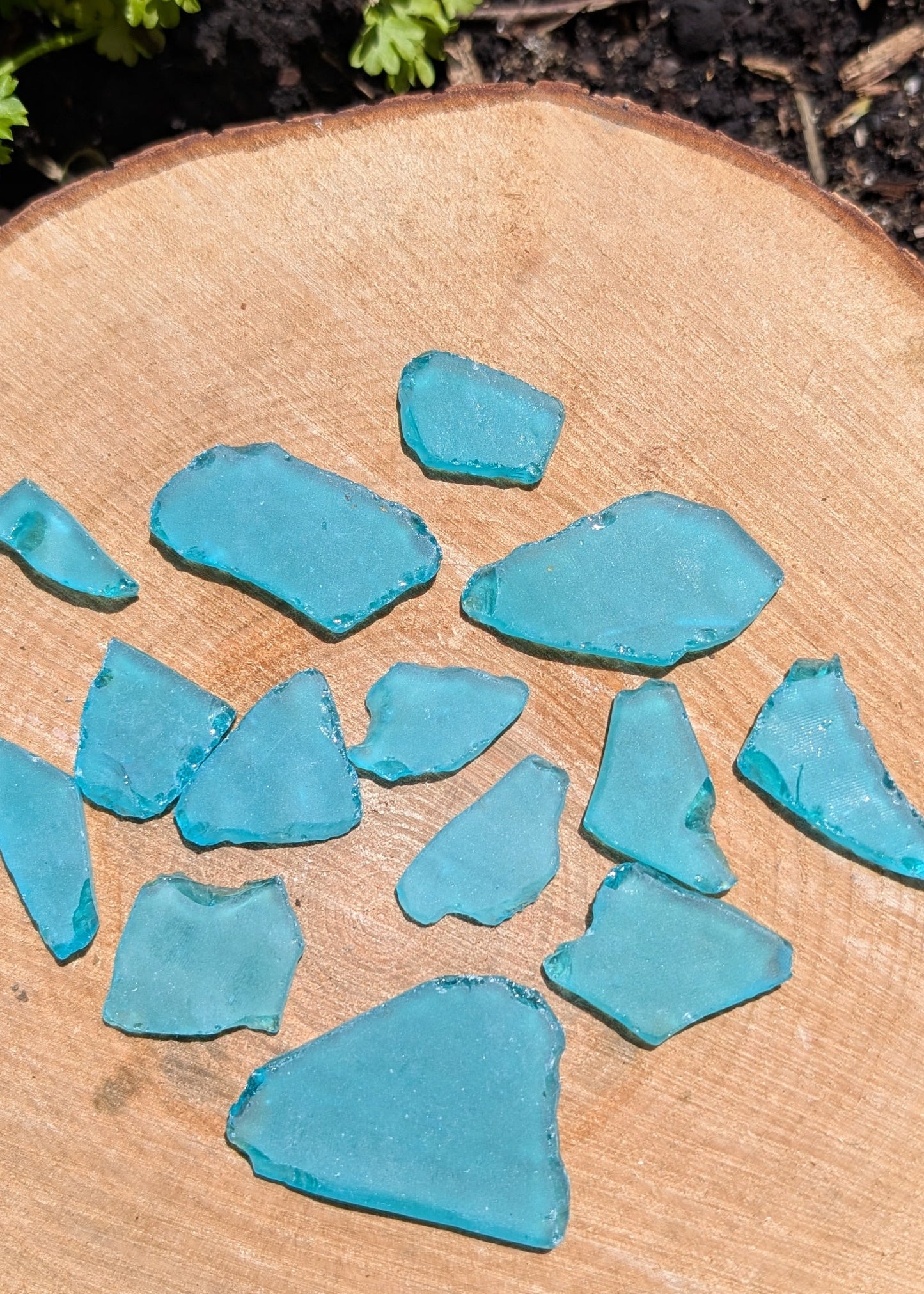 Verre de mer/ Sea glass - Bleu 100G