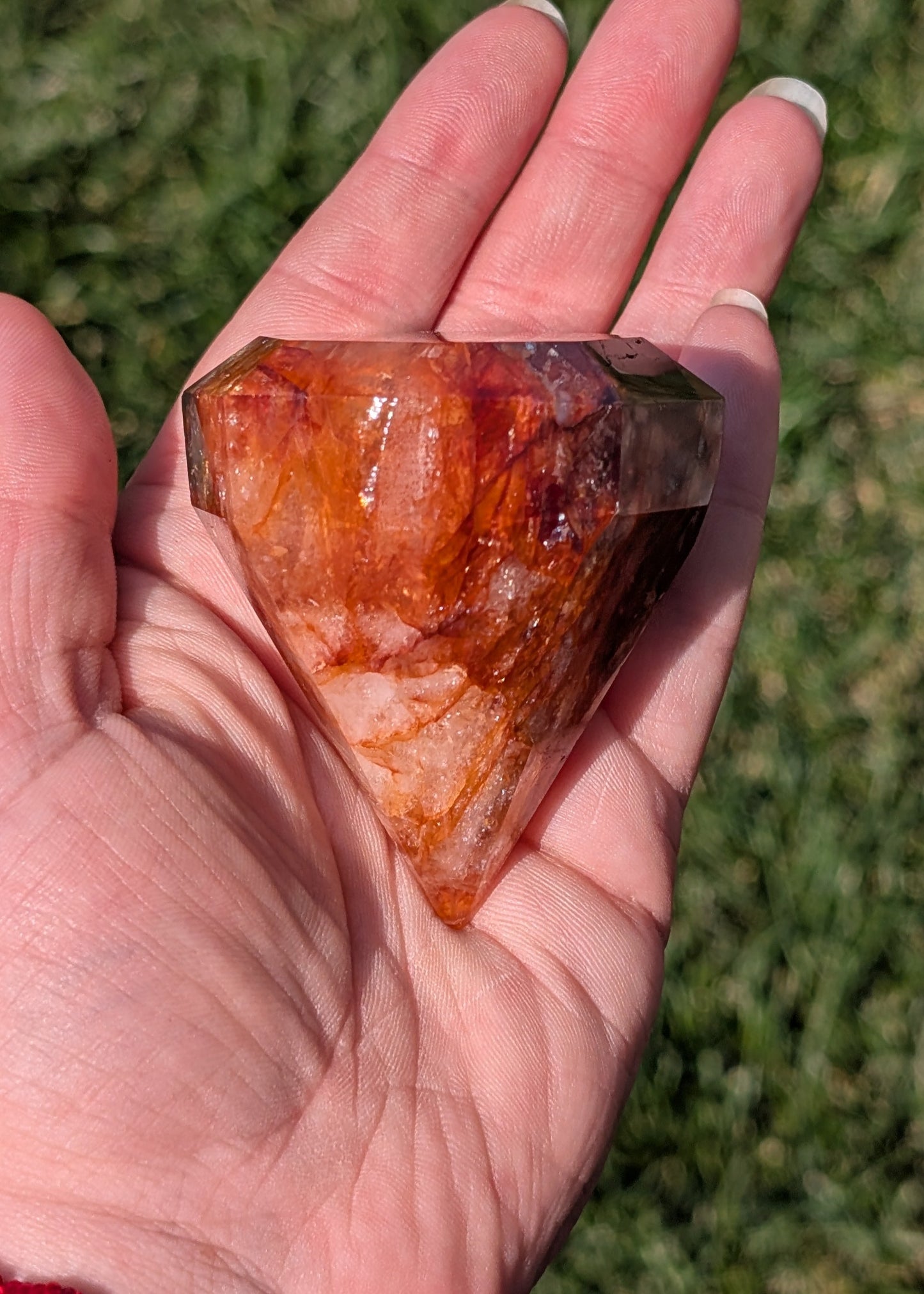 Quartz feu - Diamant (175G)