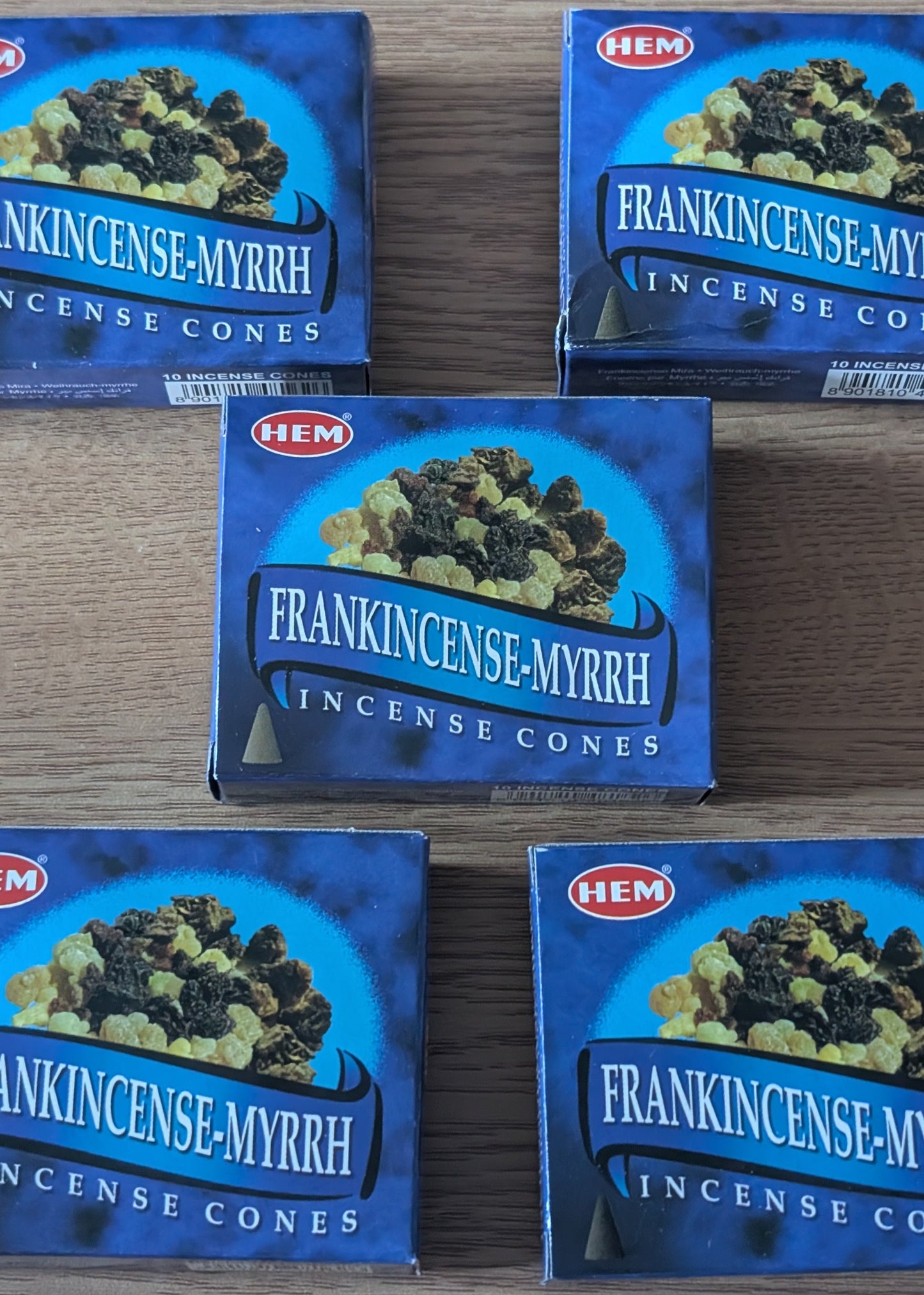 Encens Frankincense et Myrrhe - Cônes