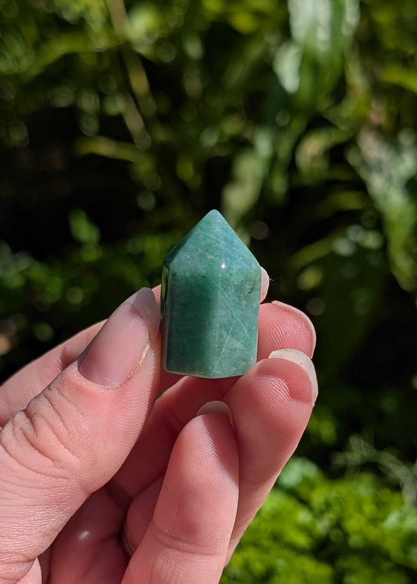 Mini tour en aventurine verte