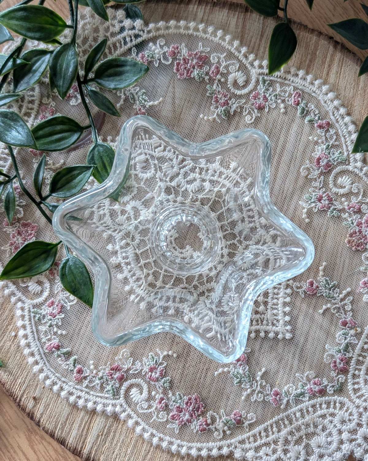 Bougeoir vintage (Verre)