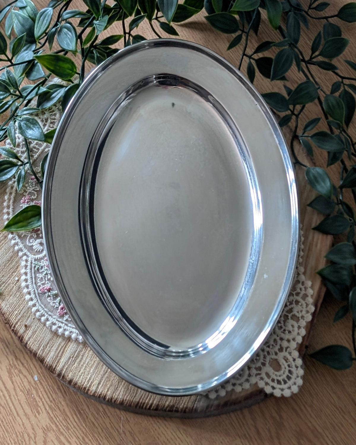 Grande assiette vintage (metal)