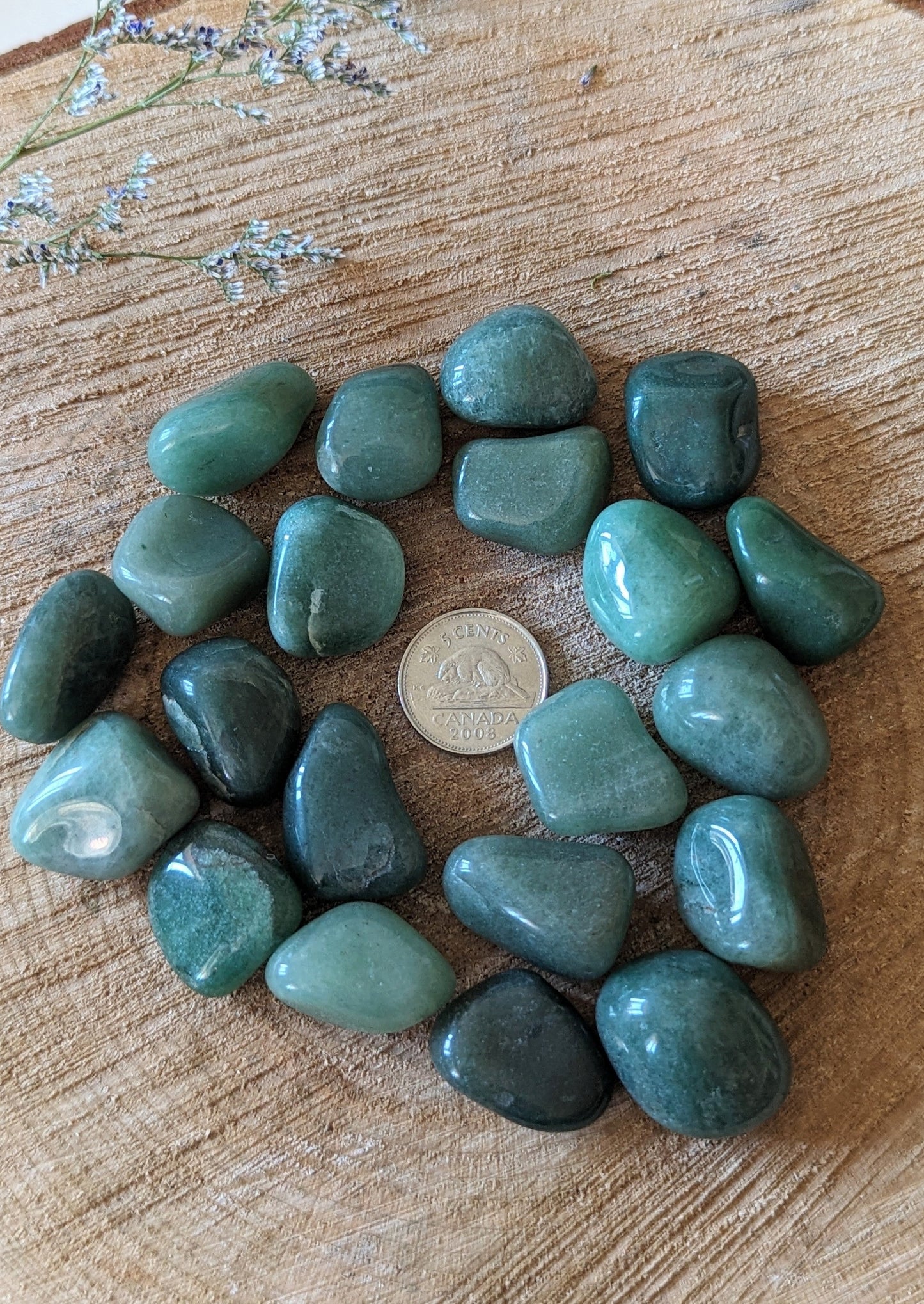 Aventurine verte tumbled MOYEN