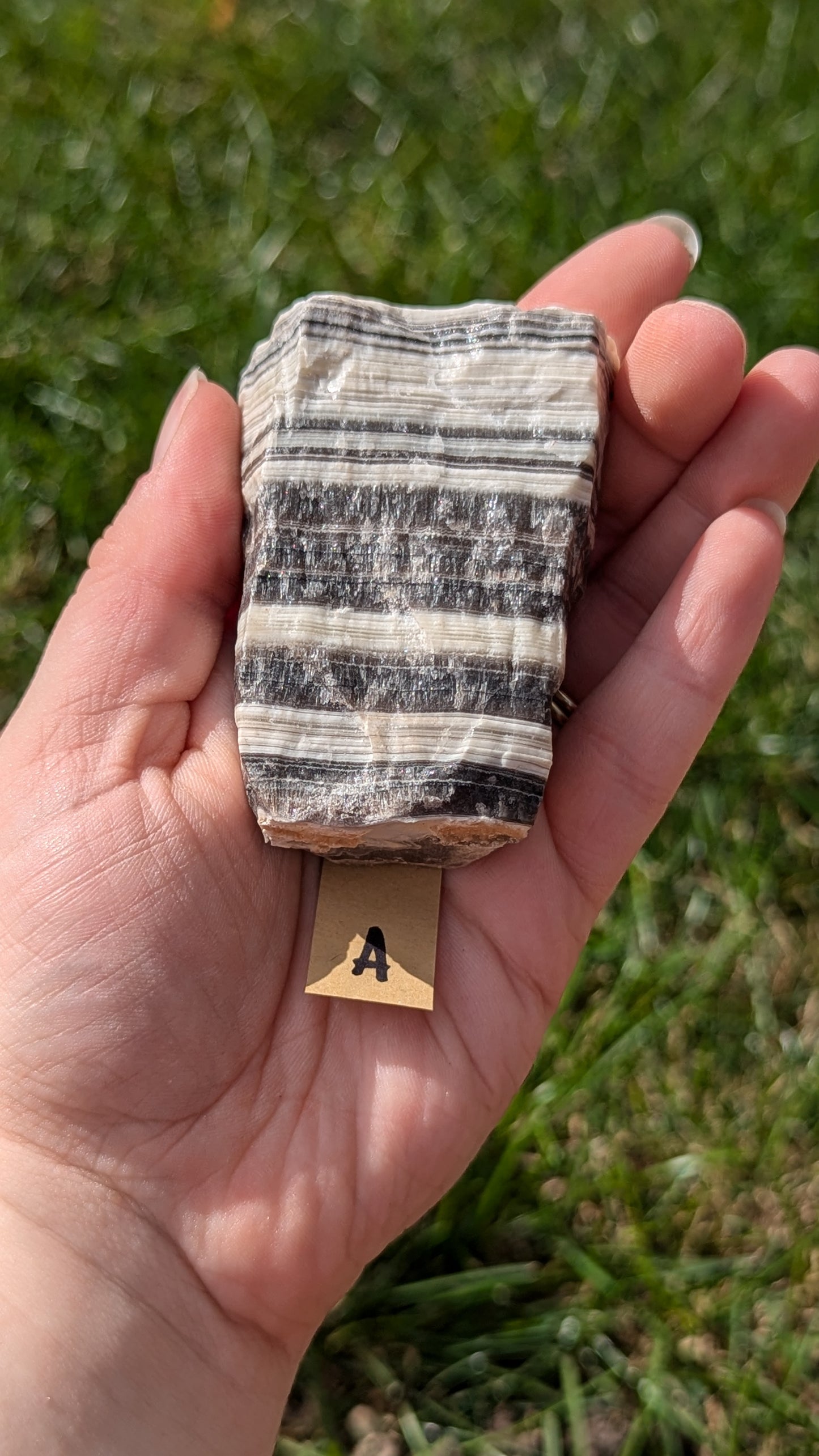 Calcite Zèbrée raw XL