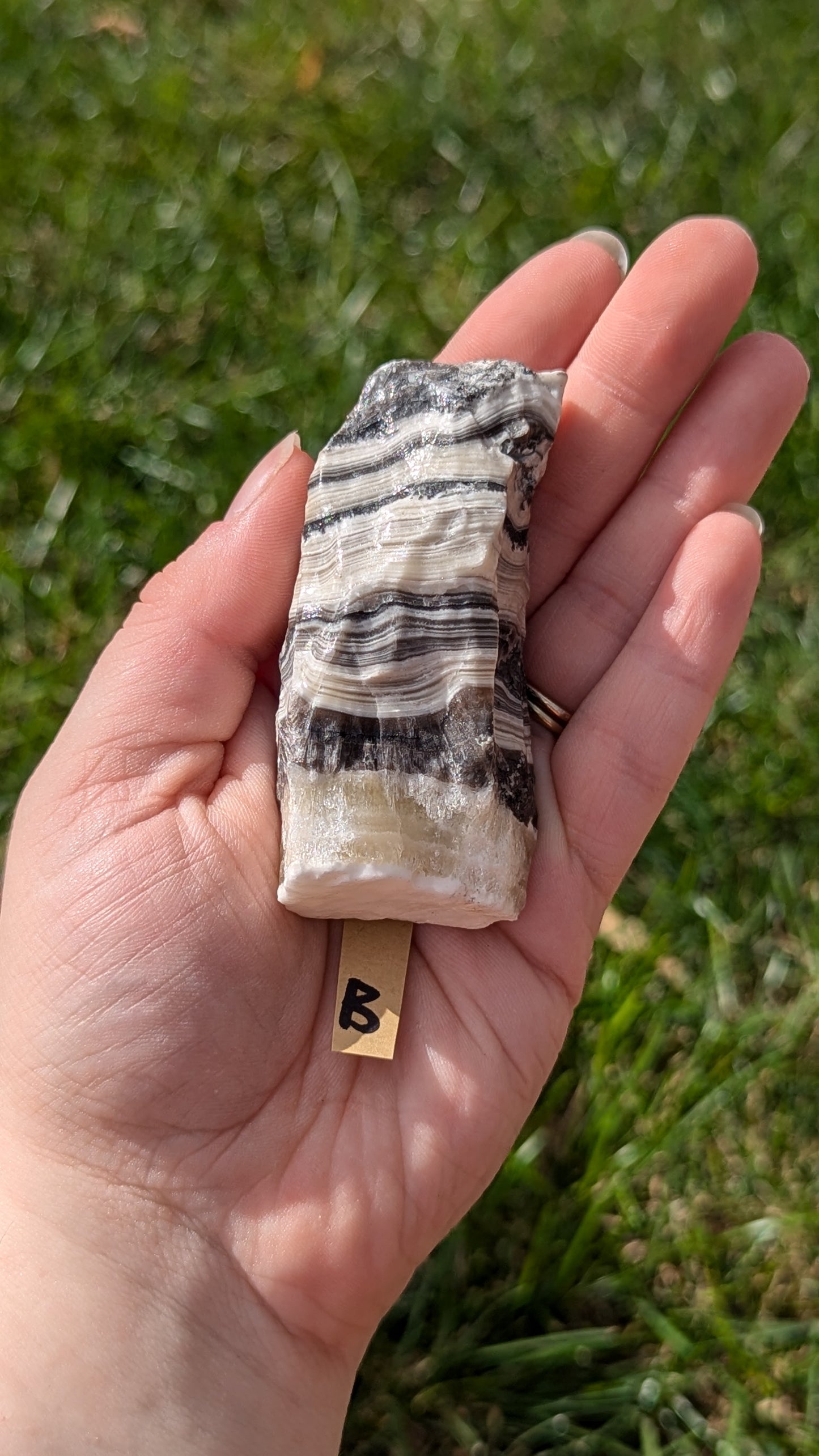 Calcite Zèbrée raw XL