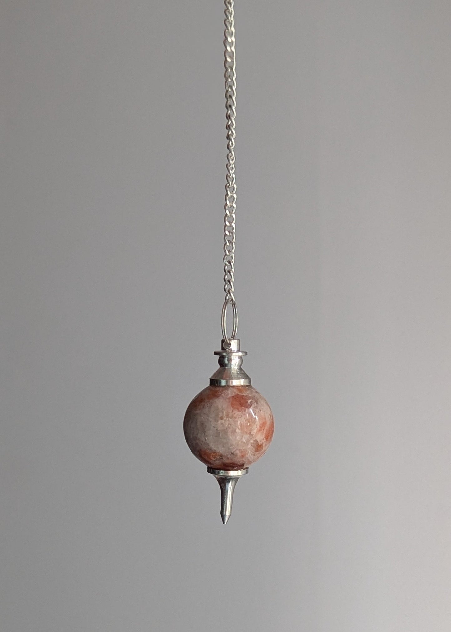 Pendule/ Pendulum Sunstone rond et pointe