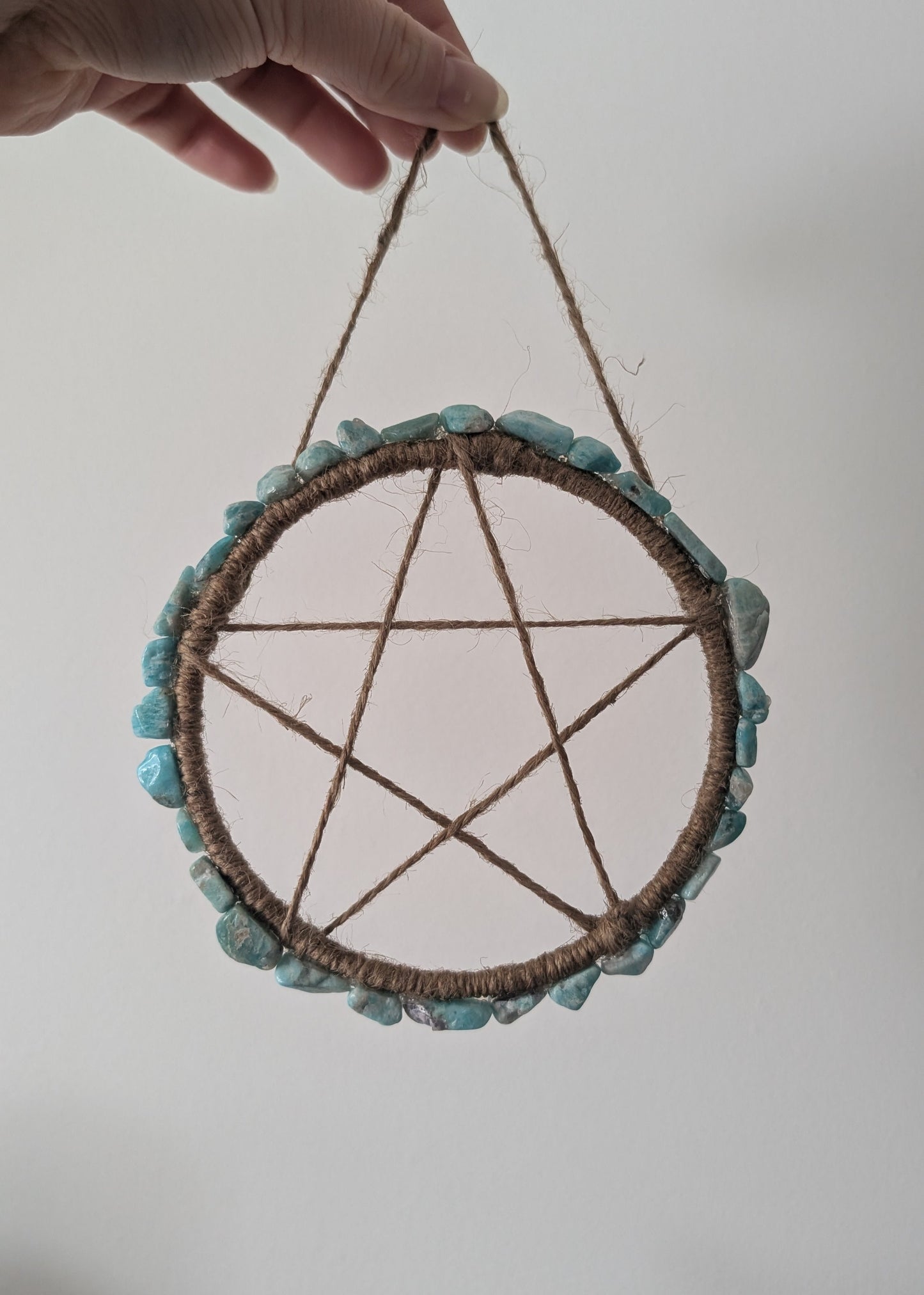 Pentacle talismanique harmonie - Amazonite