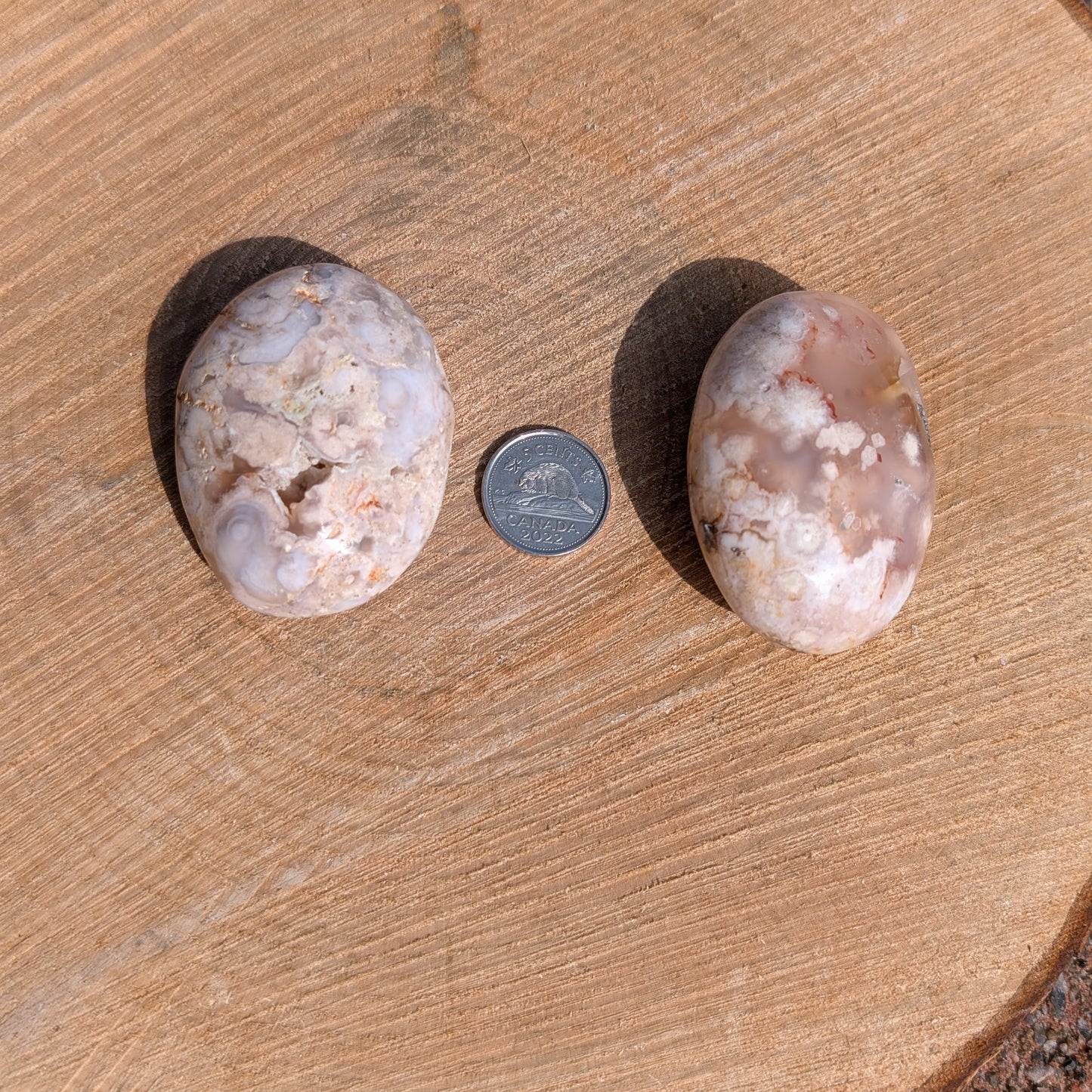 Agate Fleur - palmstone