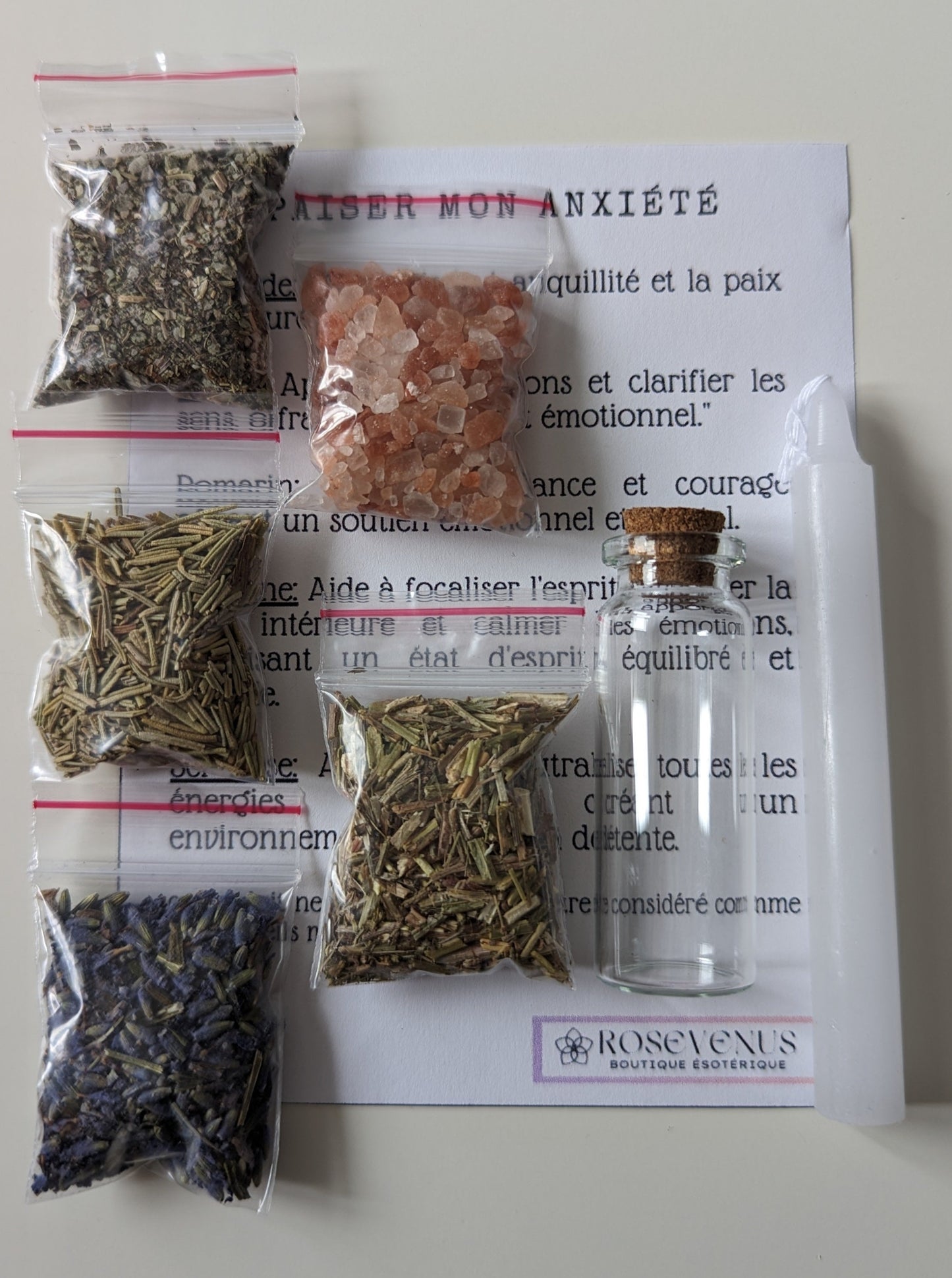 Sortilège Spell Jar - Apaiser mon anxiété