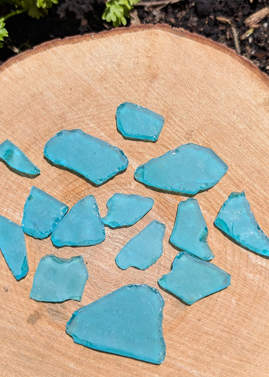 Verre de mer/ Sea glass - Bleu 100G