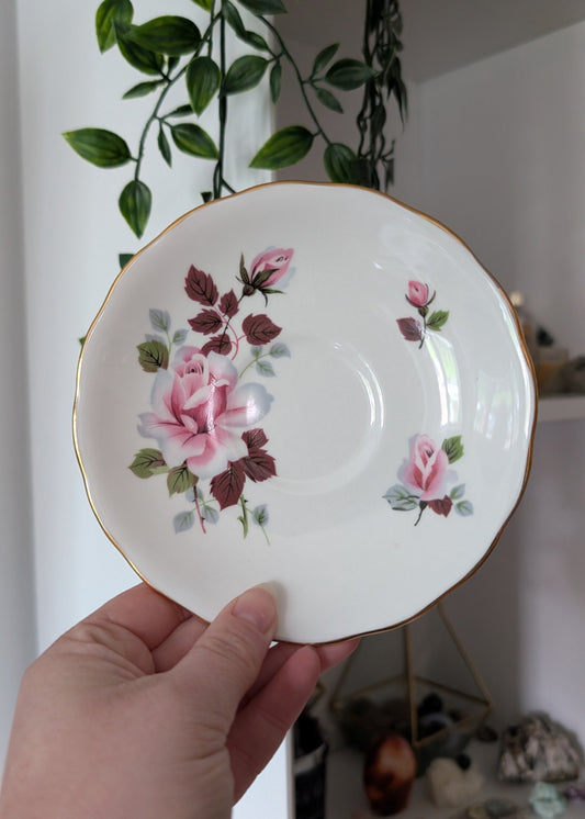 Petite assiette rituel vintage (Céramique) - Fleurs