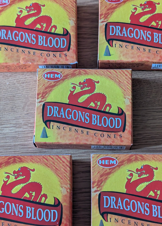 Encens Dragons blood - Cônes