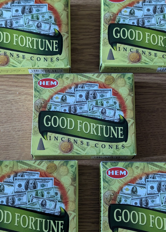 Encens Bonne fortune - Cônes