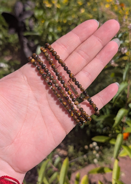 Bracelet Tirger eye's - 4mm