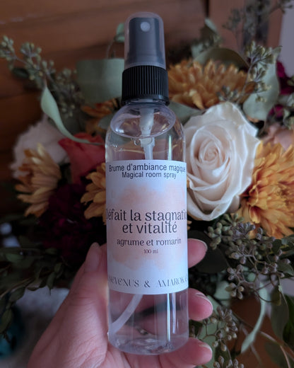 Brume d'ambiance magique - Amarok Éco & Rosevenus