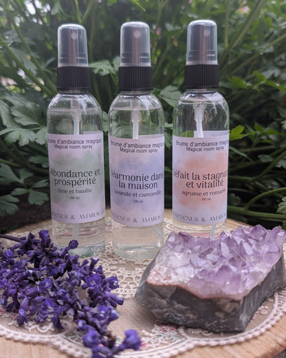 Brume d'ambiance magique - Amarok Éco & Rosevenus