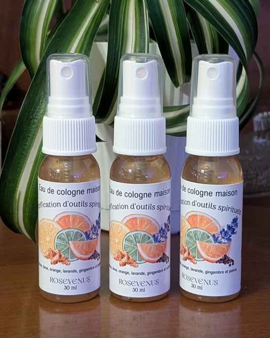 Eau de cologne maison - Purification d'outils spirituels (30 ml)