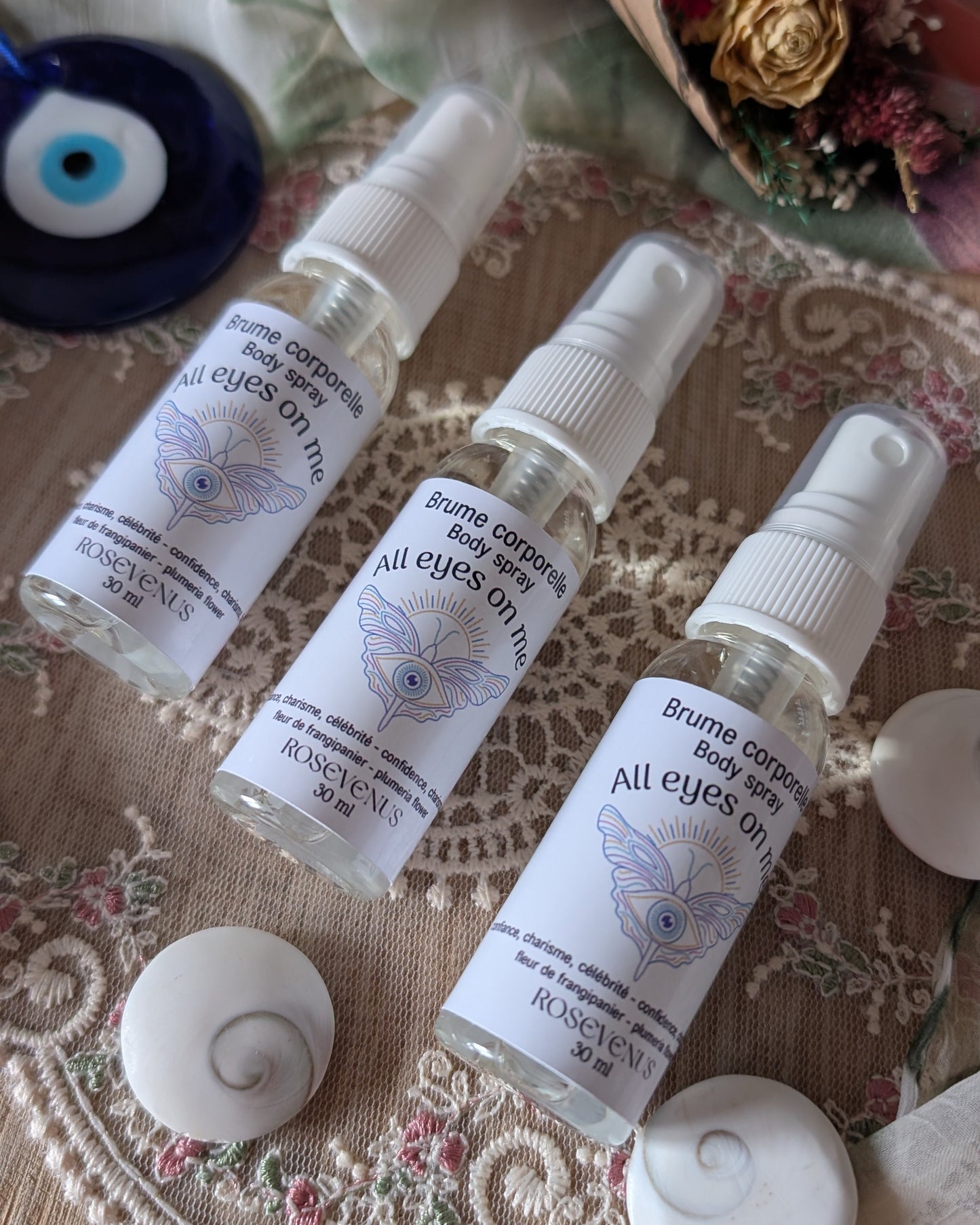 Brume corporelle - All eyes on me (confiance, charisme et célébrité)