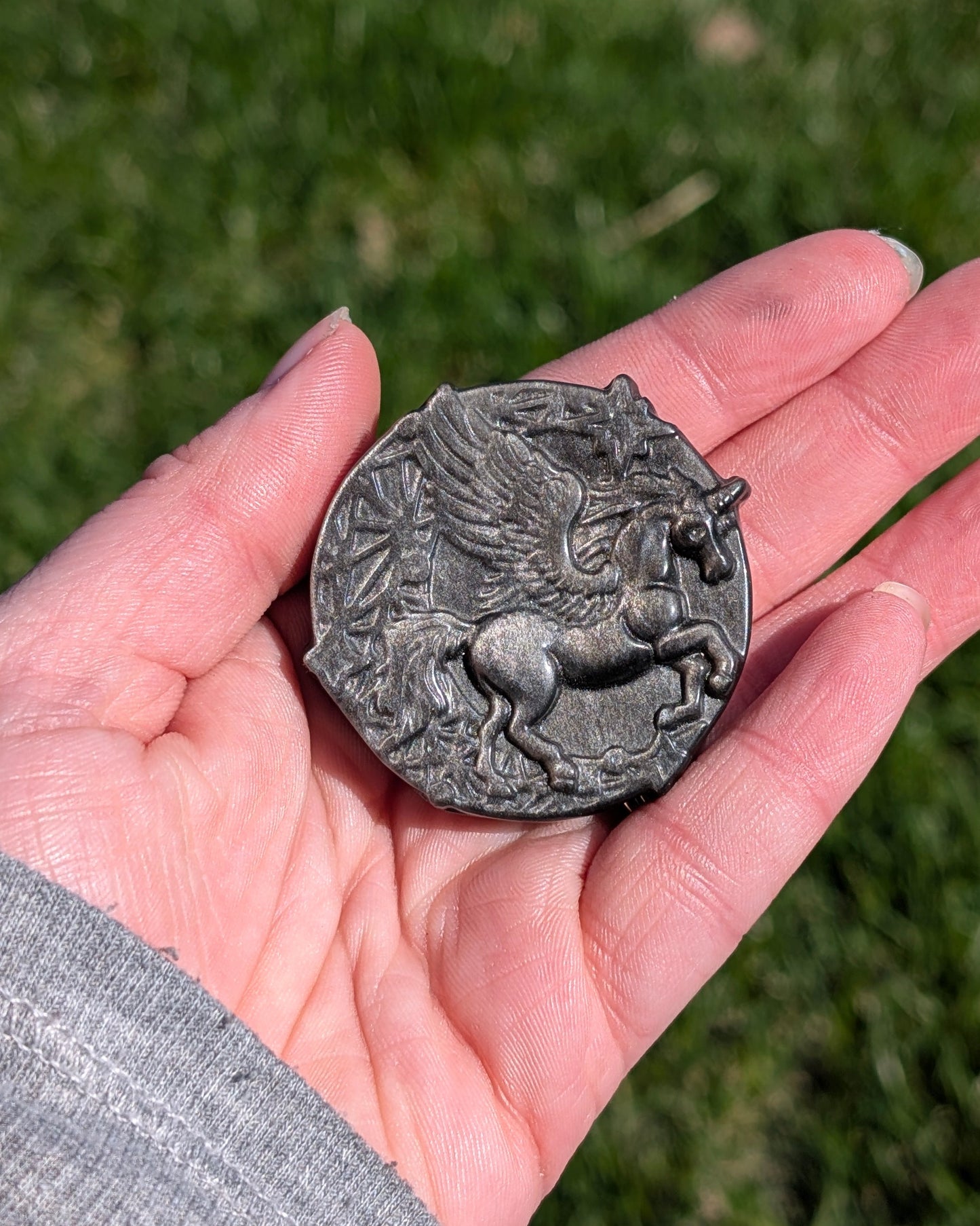 Obsidienne silver sheen - Licorne