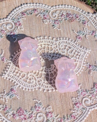 Quartz rose Aura Corps de Déesse