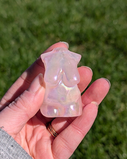 Quartz rose Aura Corps de Déesse