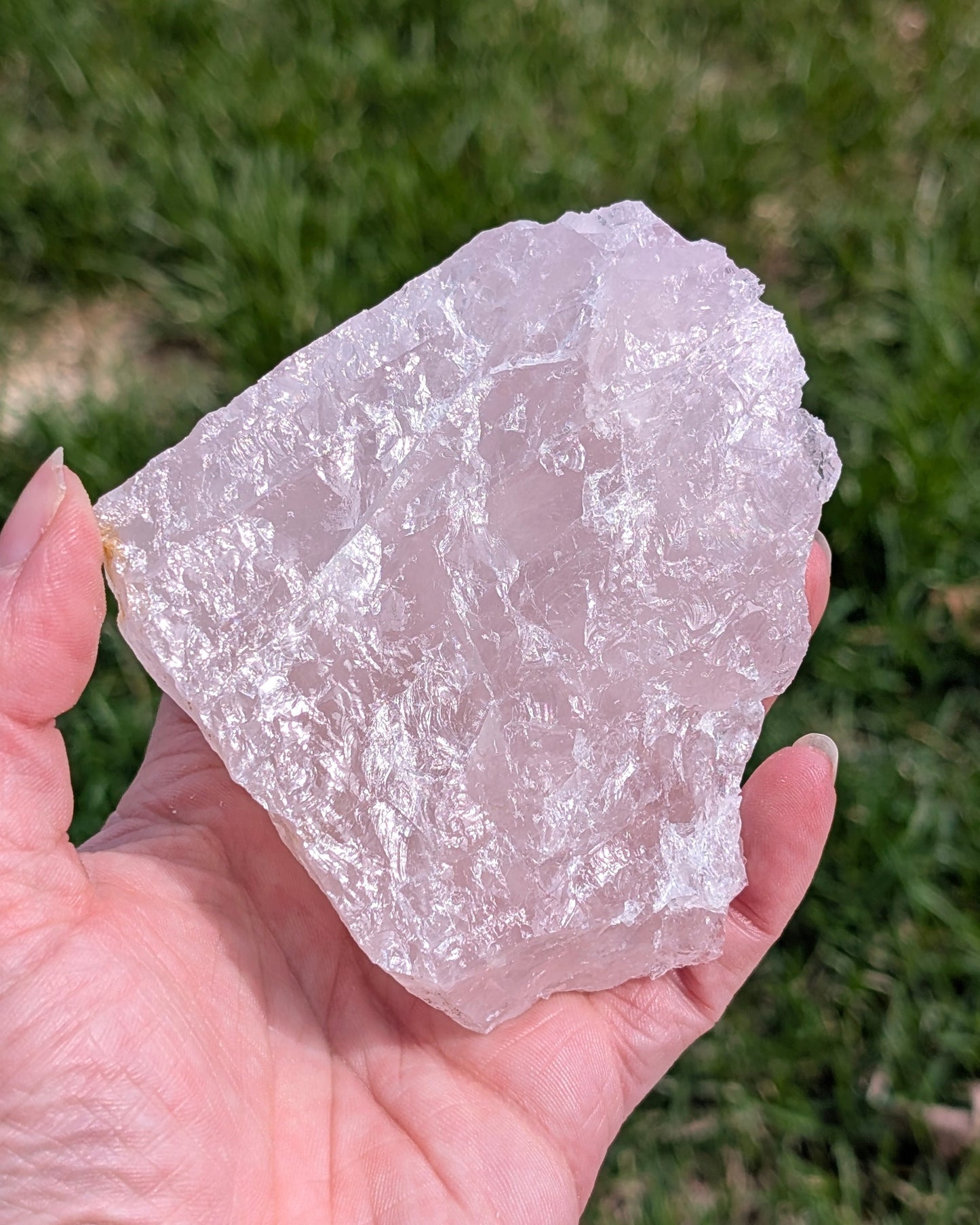 Quartz rose raw (370G)