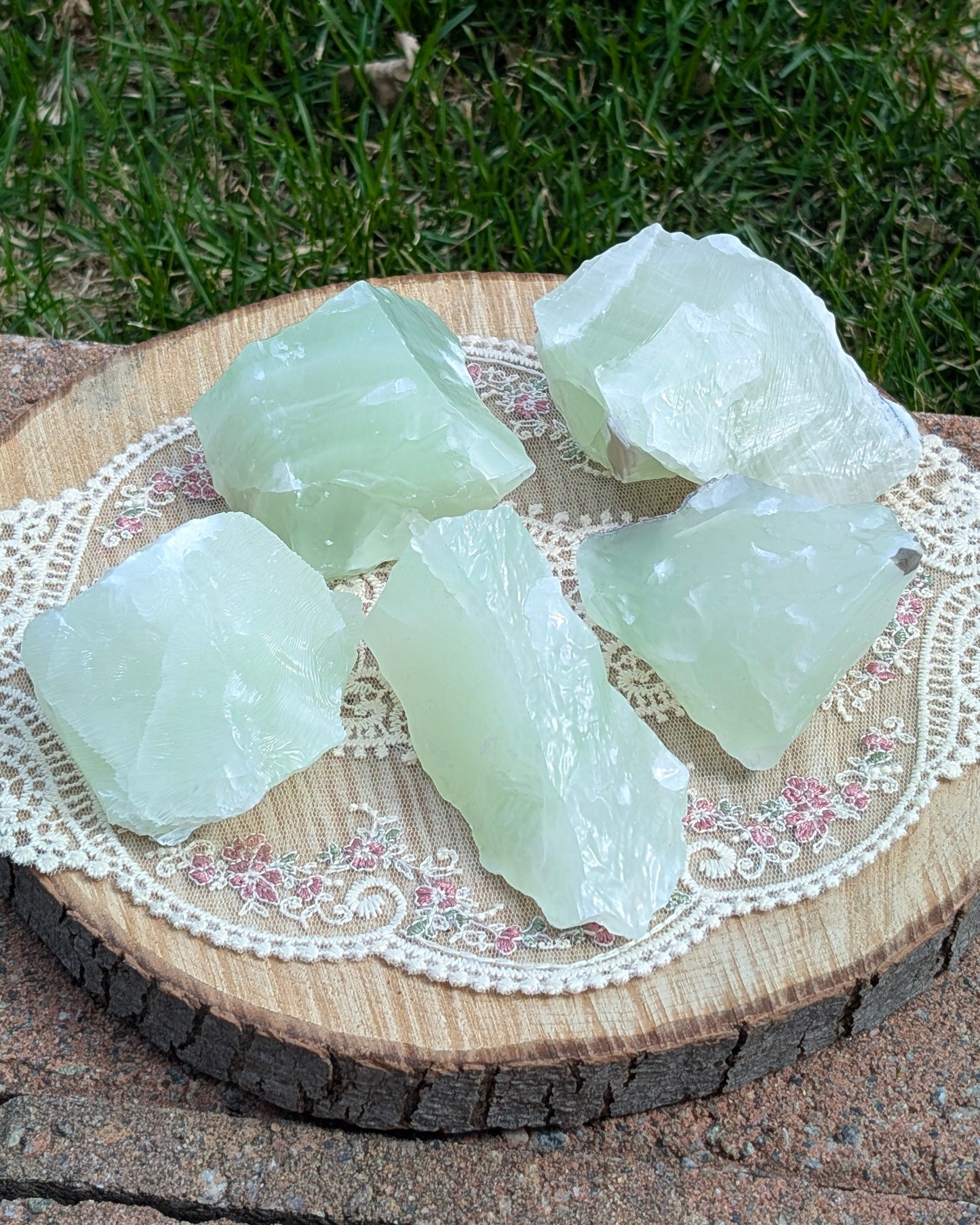 Calcite verte raw