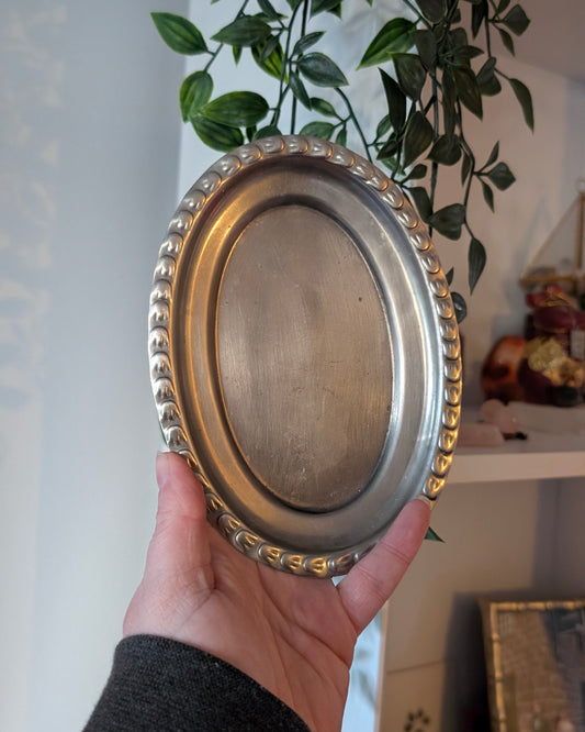 Petite assiette rituel vintage (metal)