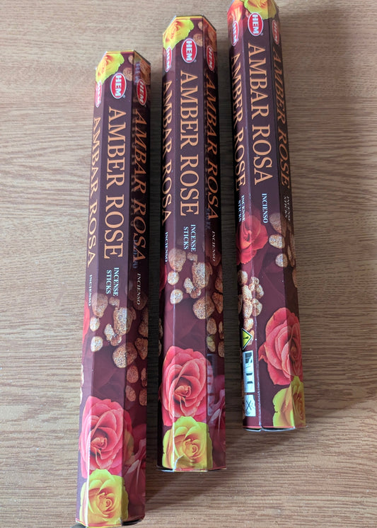Encens Ambre et rose
