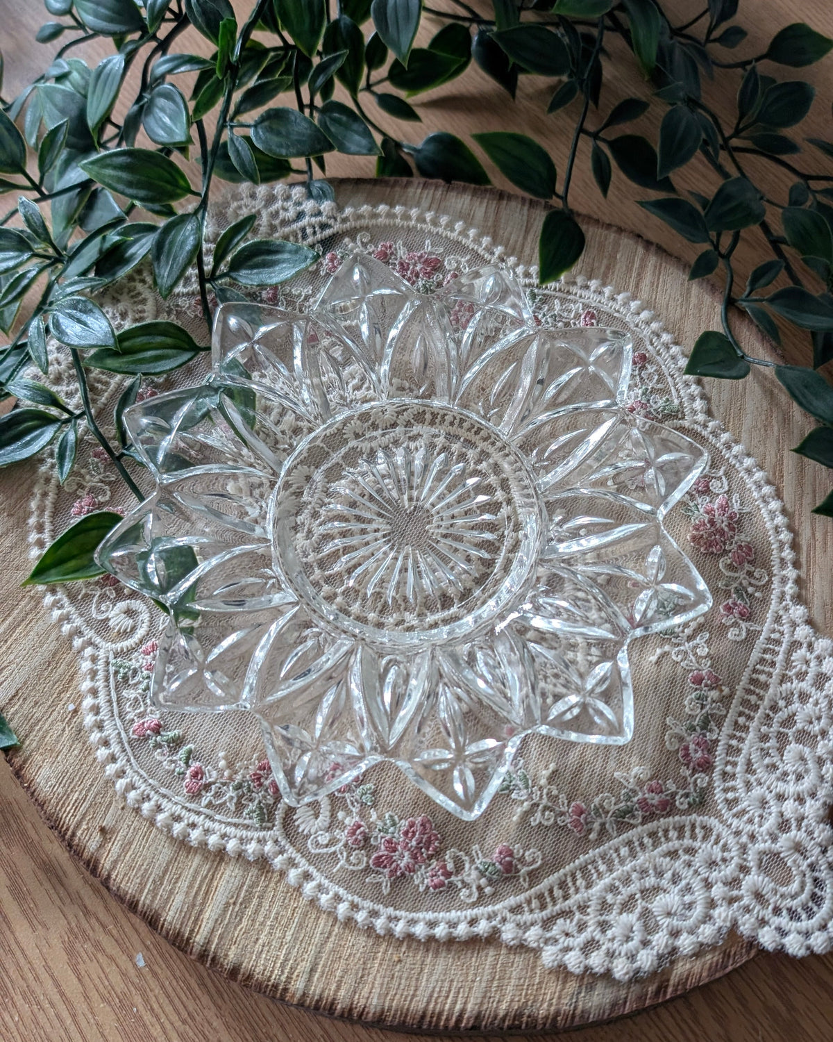 Petite assiette rituel vintage (Verre) - Soleil
