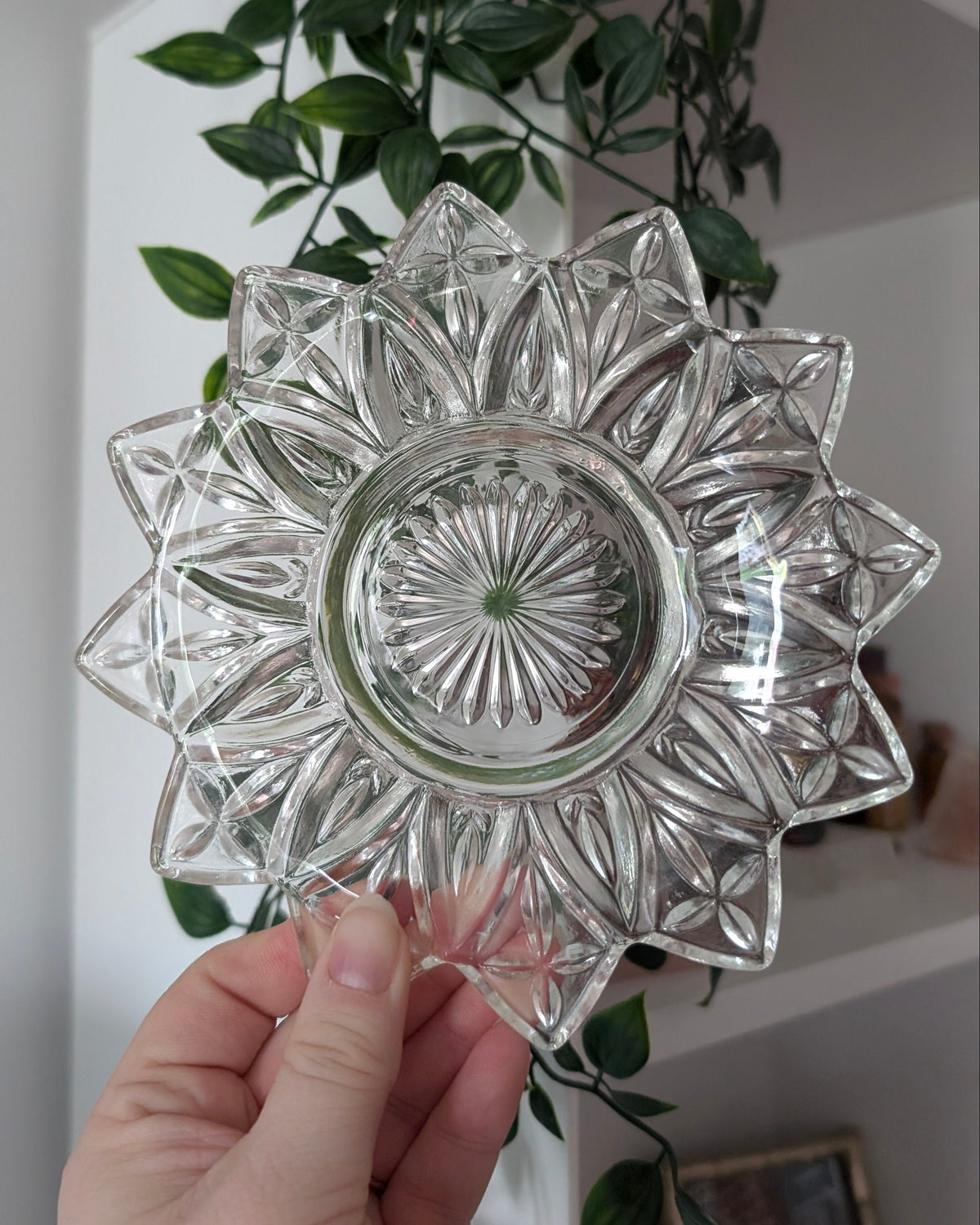 Petite assiette rituel vintage (Verre) - Soleil