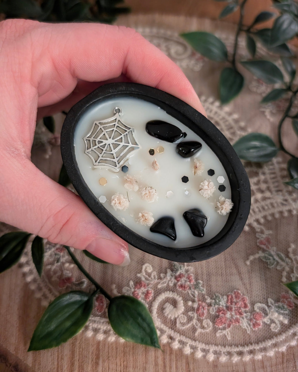Petite Bougie Chaudron - Samhain (tarte à la citrouille et cannelle)