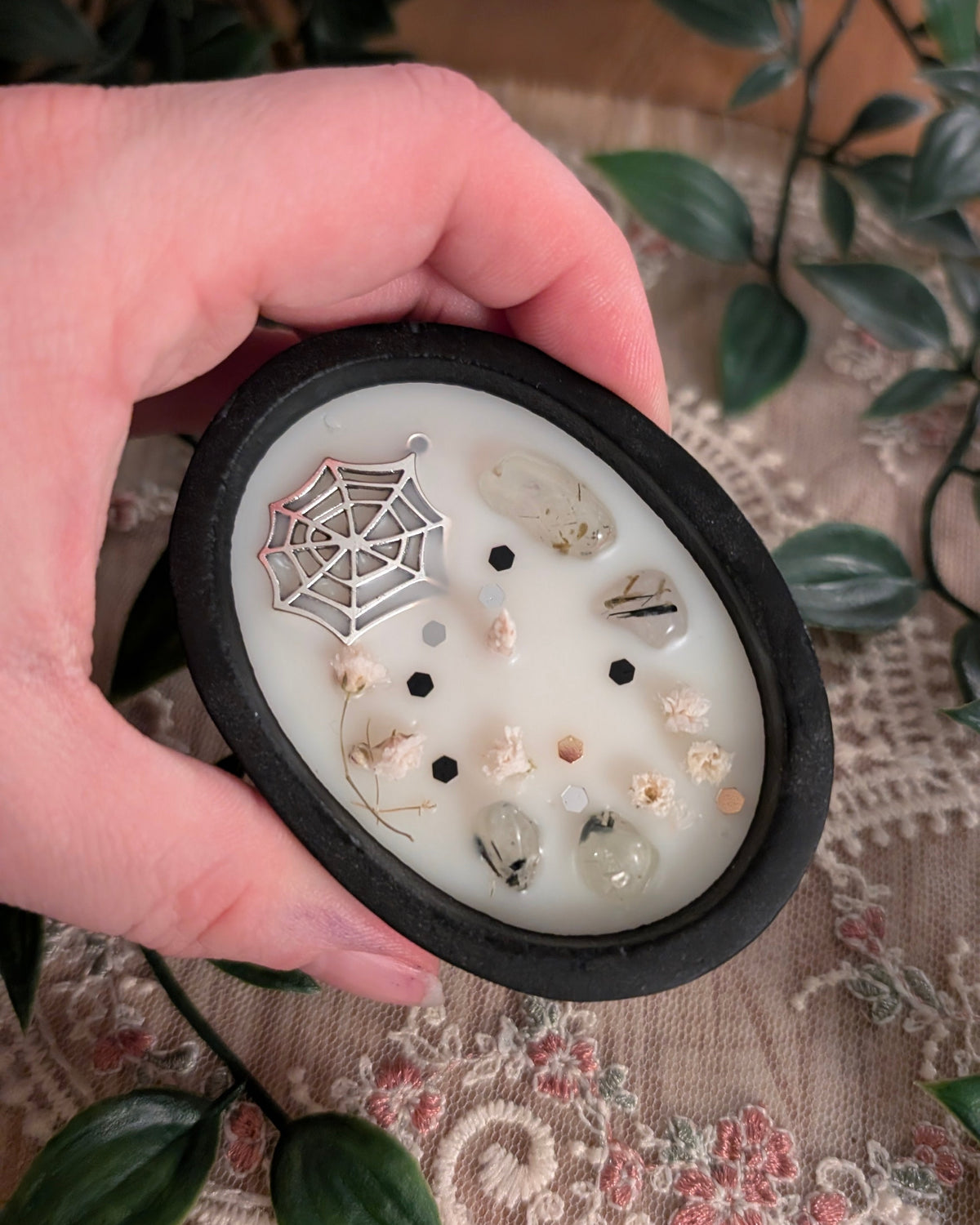 Petite Bougie Chaudron - Samhain (tarte à la citrouille et cannelle)