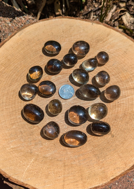 Quartz fumé tumbled MOYEN