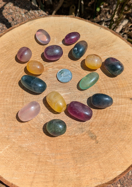 Fluorite tumbled LARGE