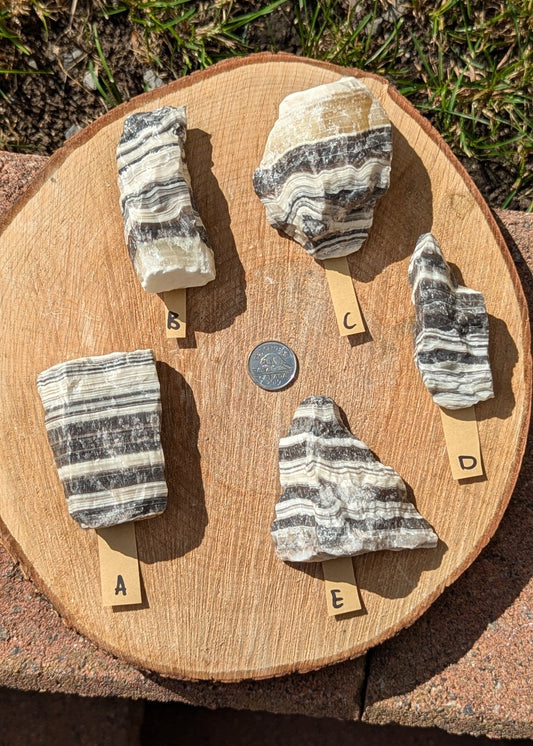 Calcite Zèbrée raw XL