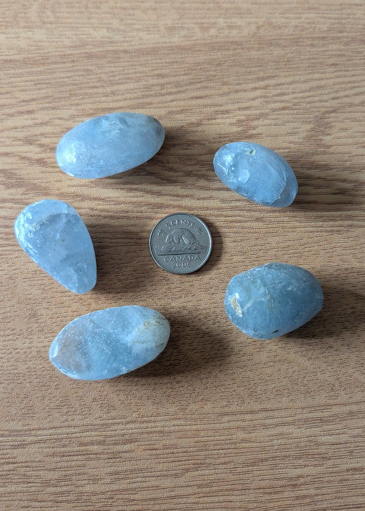 Celestite tumbled