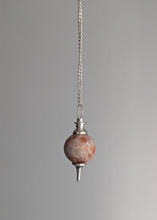 Pendule/ Pendulum Sunstone rond et pointe