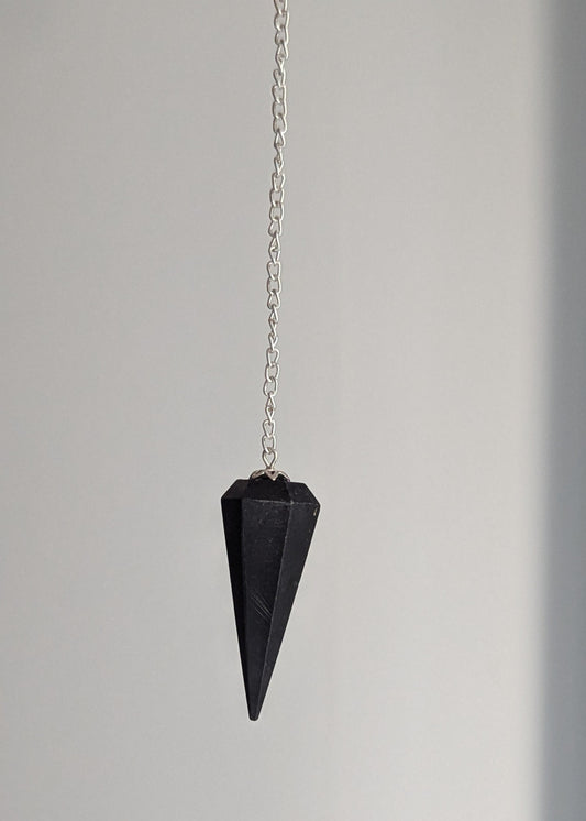 Pendule/ Pendulum Tourmaline à 6 facettes