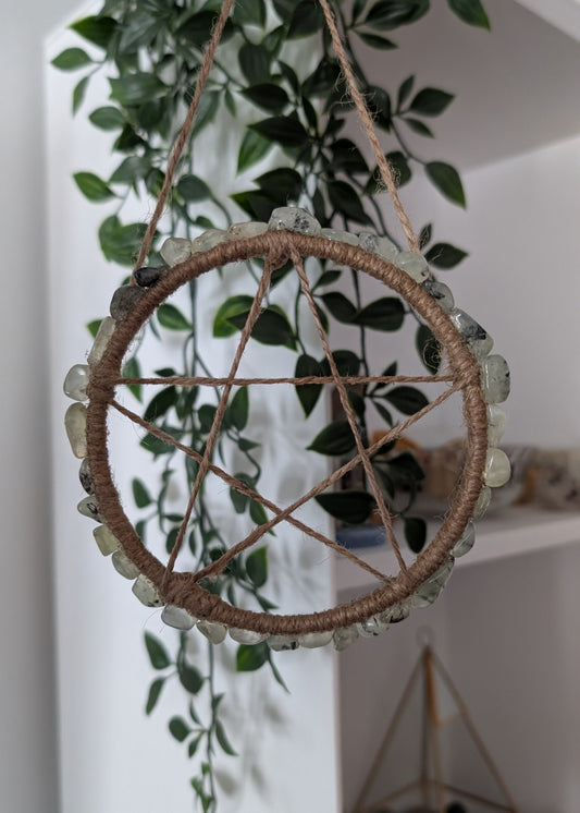 Pentacle anti-cauchemar - Préhnite