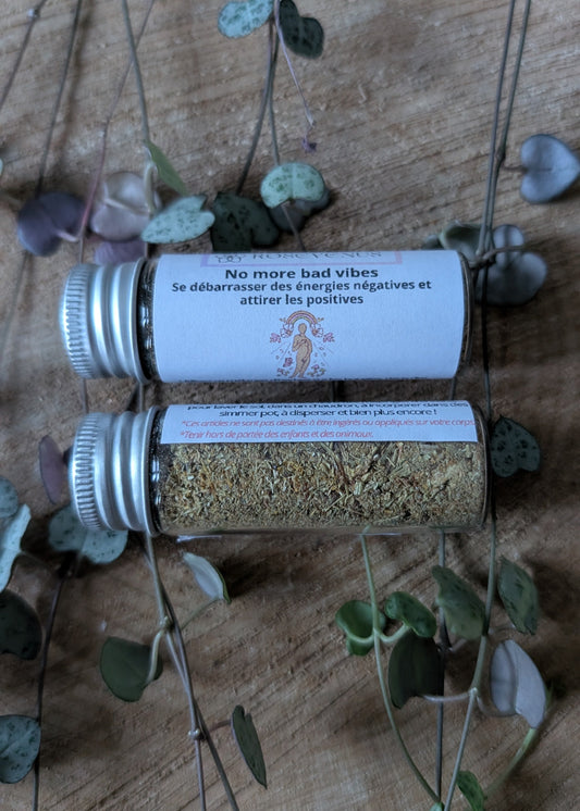 *Mélange d'herbes en poudre - No more bad vibes