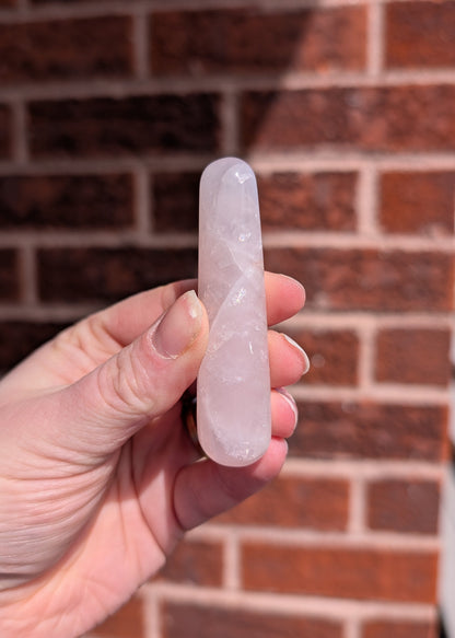 petite wand - Rose quarz et Tiger's eye