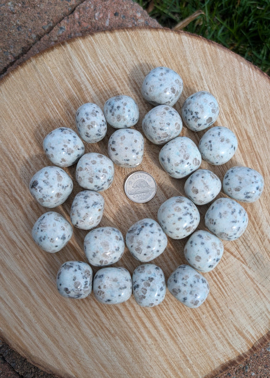 Jaspe Kiwi tumbled