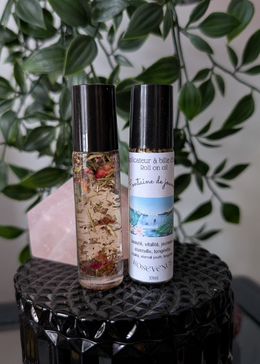 Roll-on Fontaine de Jouvence (beauté, vitalité, jeunesse éternelle, longévité)