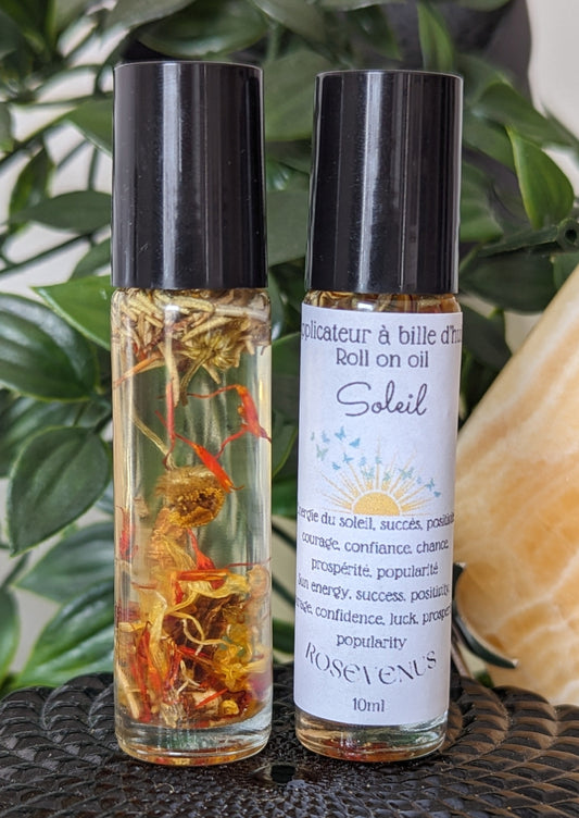 Roll-on Soleil (Énergie solaire, positivité, courage, confiance, chance, popularité)